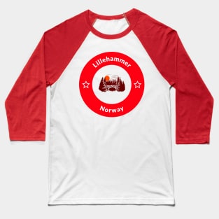 Lillehammer Norway Baseball T-Shirt